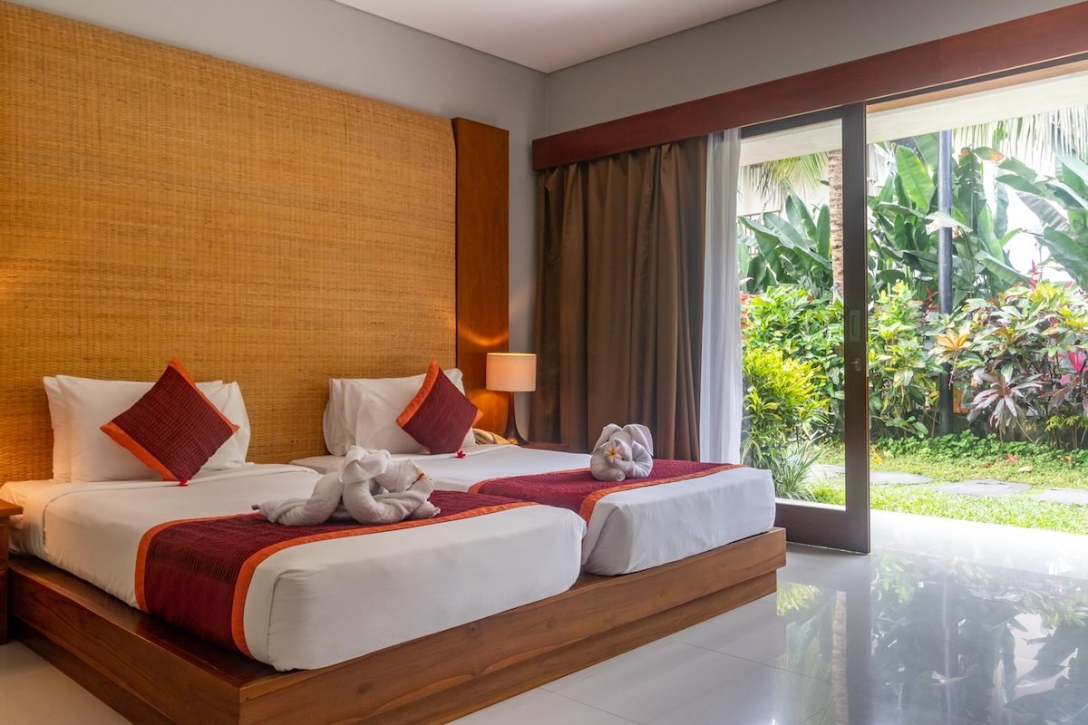 Double Bed of Superior Room at Pertiwi Bisma 2 Hotel
